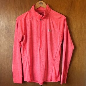 Under Armour Coral Quarter-Zip Top